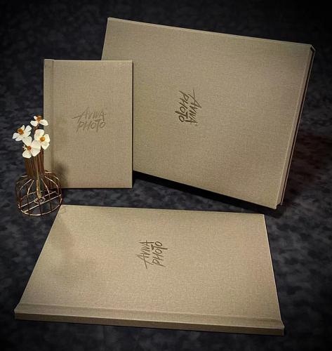 OEM и ODM High-quality exquisite gold photo album with high-end gift box для продажи