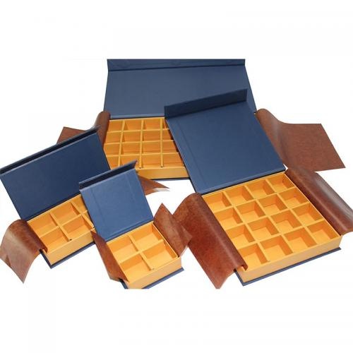 OEM и ODM Magnetic Paper Chocolate Packaging Gift Boxes With Divider Cardboard для продажи