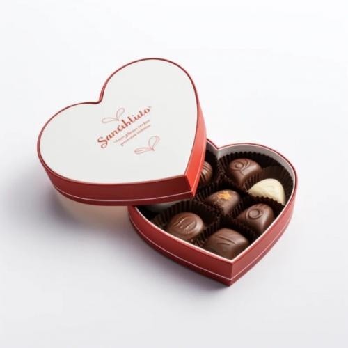 OEM и ODM Heart beart shaped chocolates gift boxes for Valentine's Day для продажи