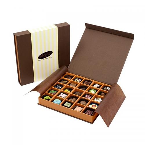 OEM и ODM Custom Exquisite Chocolate Gift Box with Tissue and Paper Cover для продажи