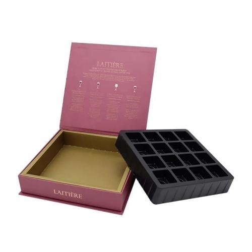OEM и ODM Custom high-end chocolate gift box with plastic tray для продажи